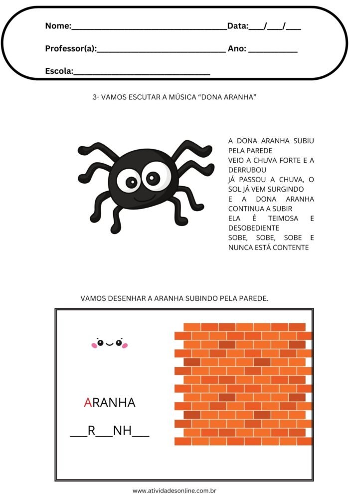 Atividades Vogal A